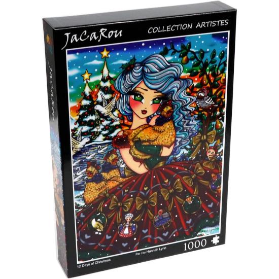 Puzzle Jacarou 12 Dias de Natal de 1000 Peças