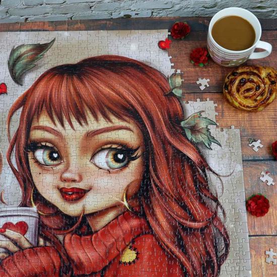 Puzzle Jacarou Café Canela de 1000 Peças