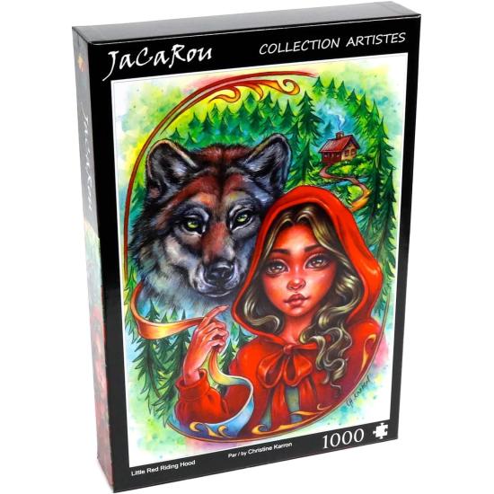 Puzzle Jacarou Chapeuzinho Vermelho de 1000 Peças