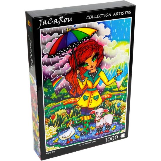 Puzzle Jacarou Dia Chuvoso de 1000 Peças