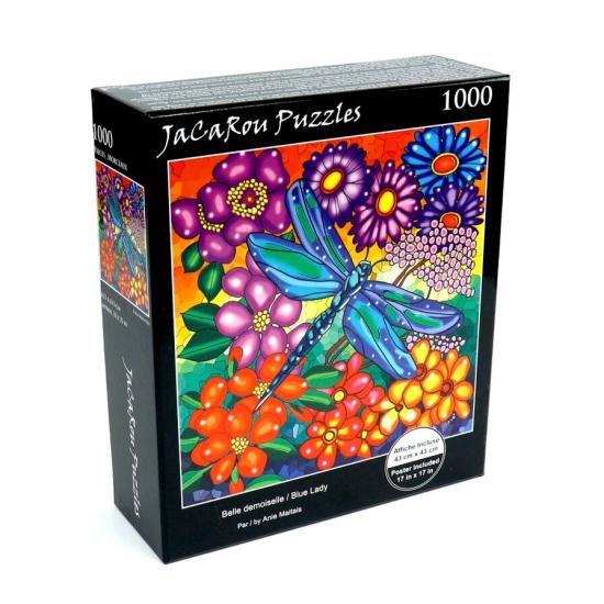 Puzzle Jacarou Senhora Azul de 1000 Peças