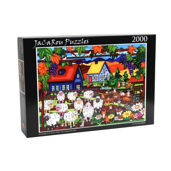 Puzzle Jacarou Dez Ovelhas e Mais de 2000 Peças