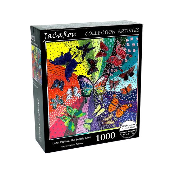Puzzle Jacarou O Efeito Borboleta de 1000 Peças