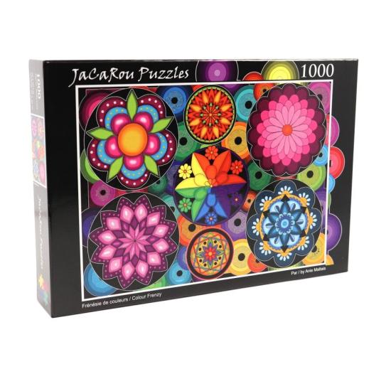 Puzzle Jacarou Frenesi de Cores 1000 Peças