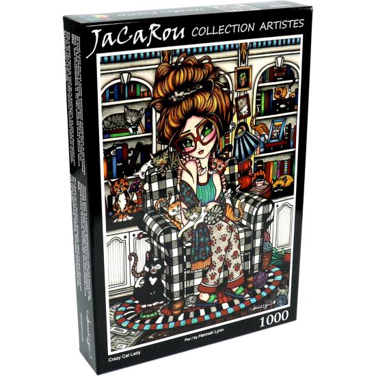 Puzzle Jacarou A Senhora Louca do Gato de 1000 Peças