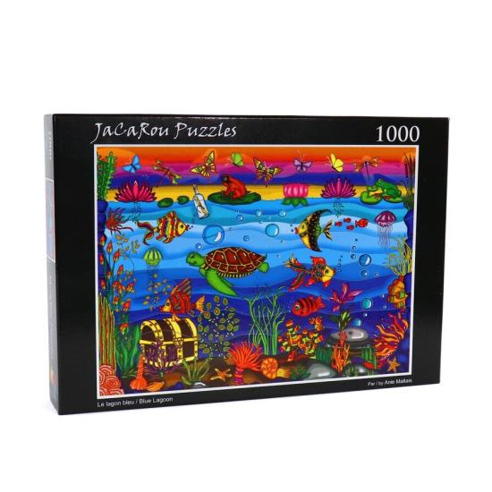 Puzzle Jacarou Lagoa azul de 1000 Peças