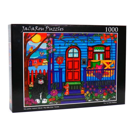 Puzzle Jacarou Minha Casinha Azul 1000 Peças Puzzle Jacarou Minha Casinha Azul 1000 Peças