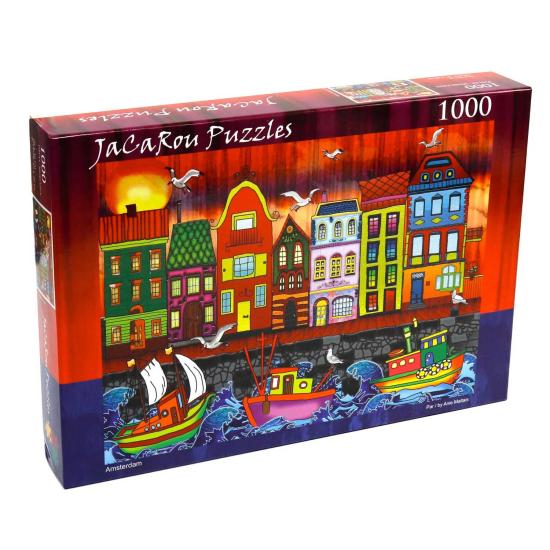 Puzzle Jacarou Amsterdam de 1000 Peças