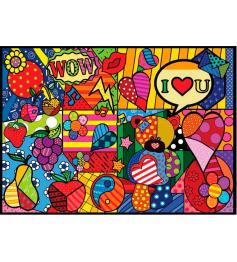 Puzzle Jacarou Pop Art Inspiration  de 1000 Peças