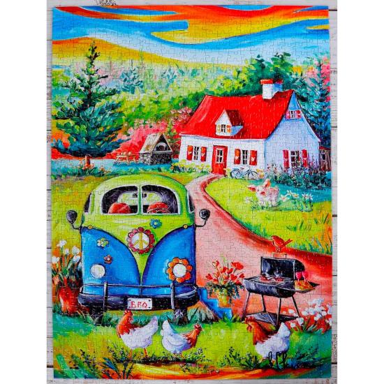 Puzzle Jacarou Verão na casa da Avó de 1000 Peças