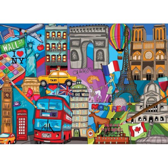 Puzzle Jacarou Viagens 1000 Peças