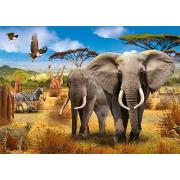 Puzzle Jumbo Animais da Savana Africana 500 Peças