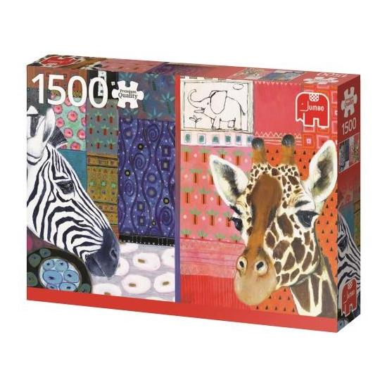 Puzzle Jumbo de arte africana de 1.500 peças
