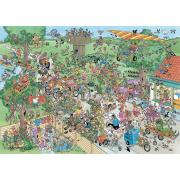 Puzzle Jumbo Observação de Aves no Grande Jardim 1000 Peças