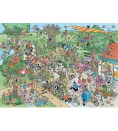 Puzzle Jumbo Observação de Aves no Grande Jardim 1000 Peças