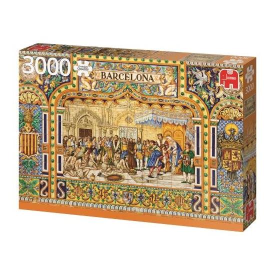 Puzzle Jumbo Barcelona Azulejos 3.000 Peças
