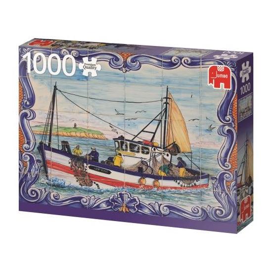 Puzzle Jumbo Azulejos Portugueses, Ferragudo 1000 Peças