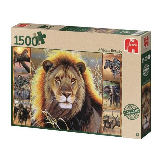 Puzzle Jumbo de beleza africana de 1500 peças