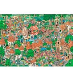 Puzzle Jumbo Floresta de Conto de Fadas de 1000 Peças