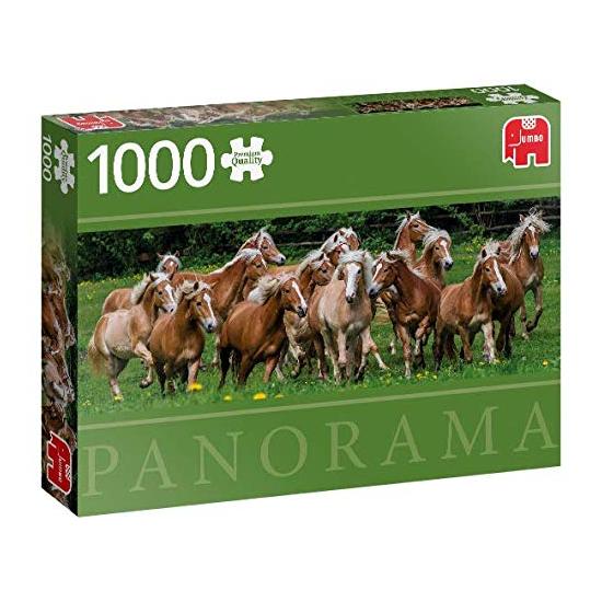 Cavalos de Puzzle Jumbo no prado 1000 peças