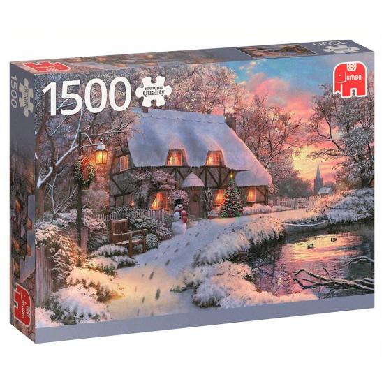 Puzzle Jumbo de cabine de inverno de 1500 peças