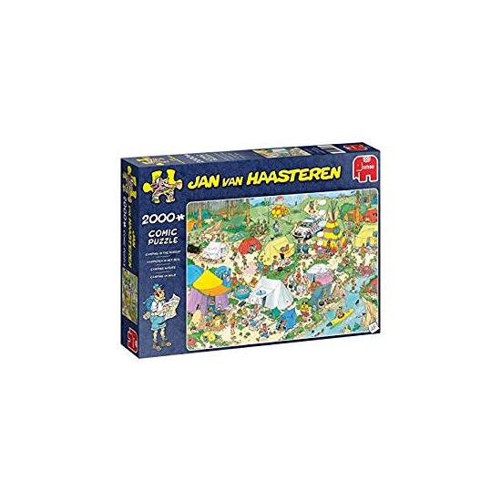 Puzzle Jumbo Camping na Floresta 2000 Peças