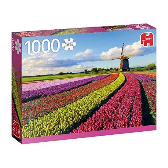 Puzzle Jumbo Campo de Tulipas 1000 Peças