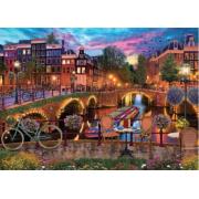 Puzzle Jumbo Amsterdam Canais 1000 Peças