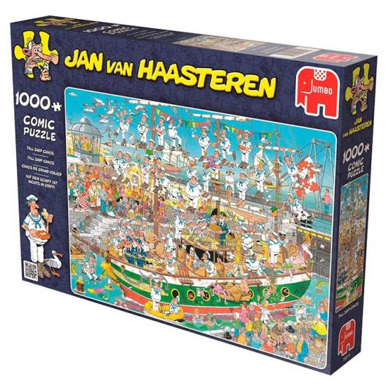 Chaos on the Ship 1000 Piece Puzzle Jumbo