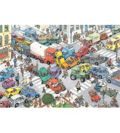 Puzzle Jumbo Caos no Trânsito 3000 Peças