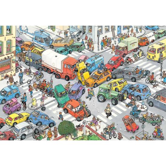 Puzzle Jumbo Caos no Trânsito 3000 Peças