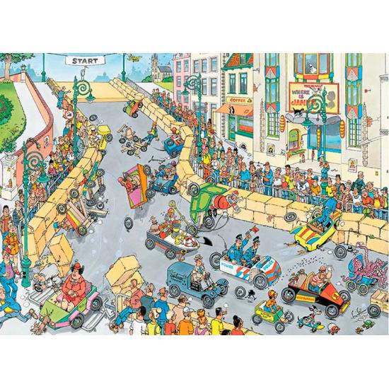Puzzle Jumbo de corrida de caixa de sabão de 1000 peças Puzzle Jumbo de corrida de caixa de sabão de 1000 peças