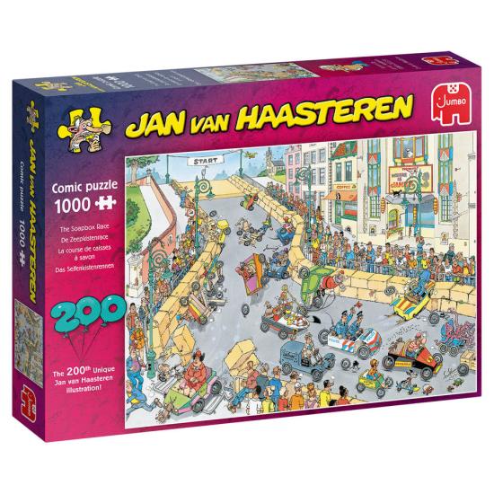 Puzzle Jumbo de corrida de caixa de sabão de 1000 peças Puzzle Jumbo de corrida de caixa de sabão de 1000 peças