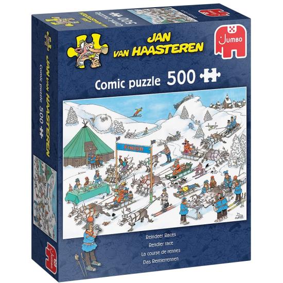 Puzzle Jumbo Corrida de Renas 500 Peças
