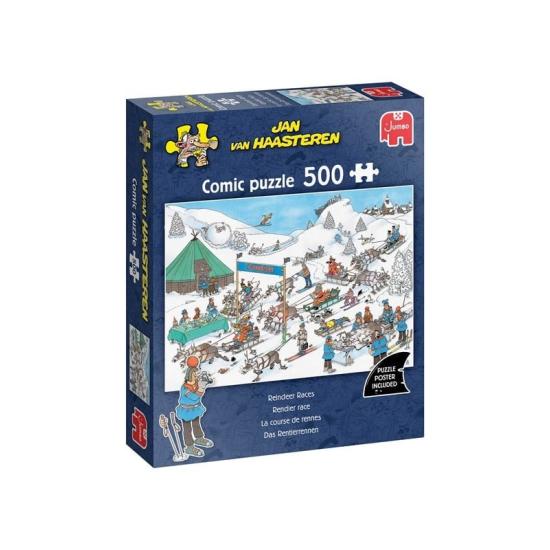 Puzzle Jumbo Corridas de Renas 500 peças