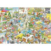 Puzzle Jumbo de 1000 peças para congresso de férias