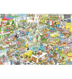Puzzle Jumbo de 1000 peças para congresso de férias