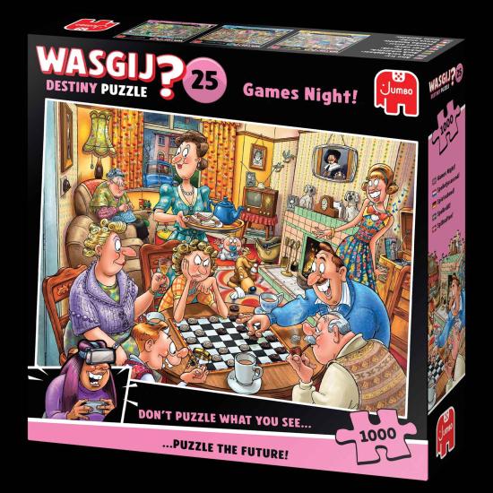 Puzzle Jumbo Destiny Noite de Jogos 1000 Peças