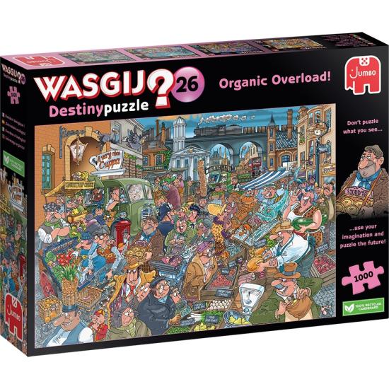 Puzzle Jumbo Wasgij Destiny Sobrecarga orgânica 1000 peças Puzzle Jumbo Wasgij Destiny Sobrecarga orgânica 1000 peças