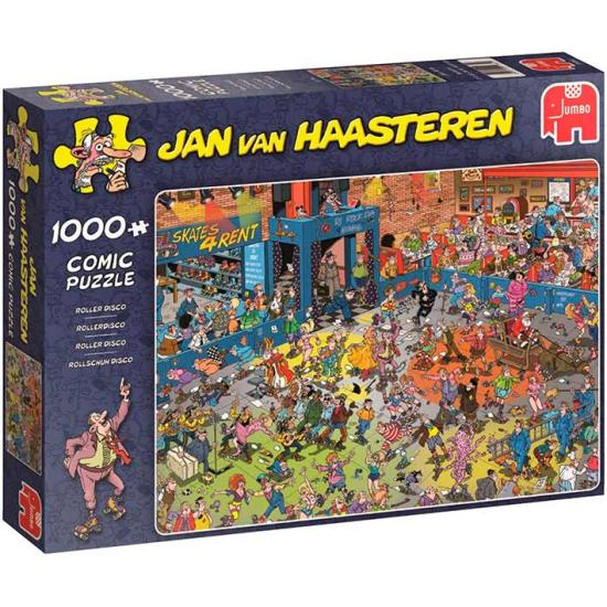 Puzzle Jumbo Disco em patins de 1000 peças