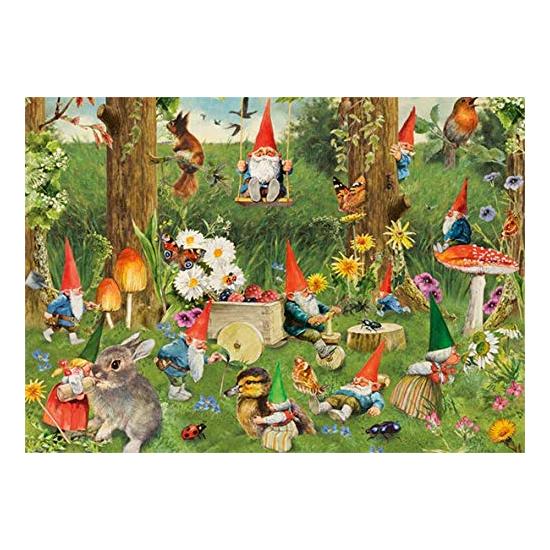 Puzzle Jumbo A Floresta dos Gnomos 1000 Peças