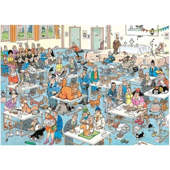 Puzzle Jumbo O Desfile dos Gatos de 2000 peças