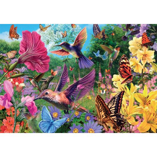 Puzzle Jumbo O Jardim dos Beija-flores 1500 Peças