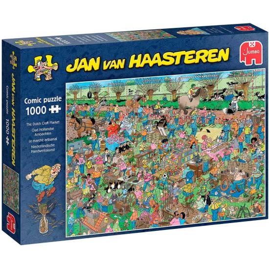 Puzzle Jumbo O Mercado de Artesão Holandês 1000 Pçs