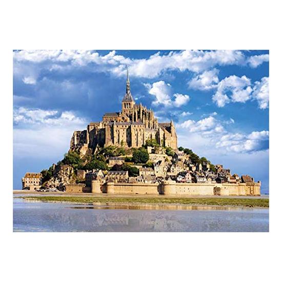 Puzzle Jumbo O Mont Saint-Michel, Bretanha Francesa de 1000 Pie