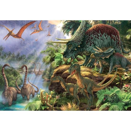 Puzzle Jumbo O Vale dos Dinossauros 1000 Peças