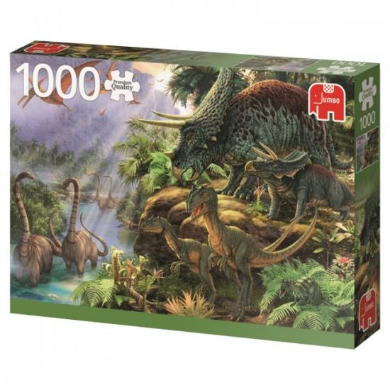 Puzzle Jumbo O Vale dos Dinossauros 1000 Peças