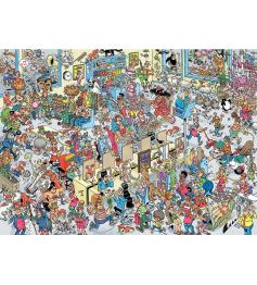 Puzzle Jumbo Na Barbearia 1000 Peças