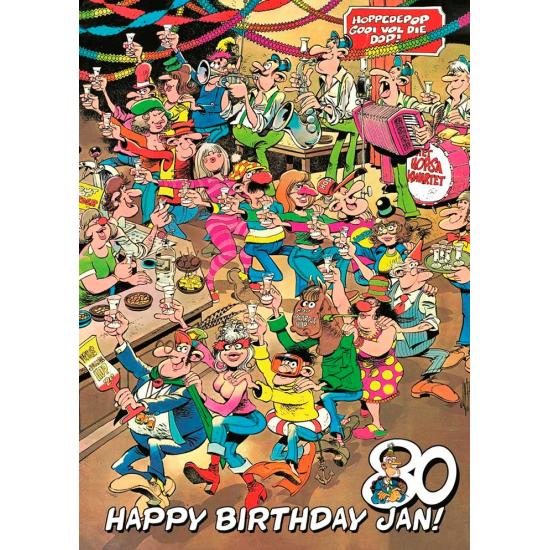 Jumbo Feliz Aniversário Jan 1000 Peças Puzzle