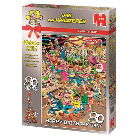 Jumbo Feliz Aniversário Jan 1000 Peças Puzzle